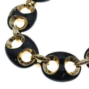 Gucci Marina Chain Necklace Black Gold